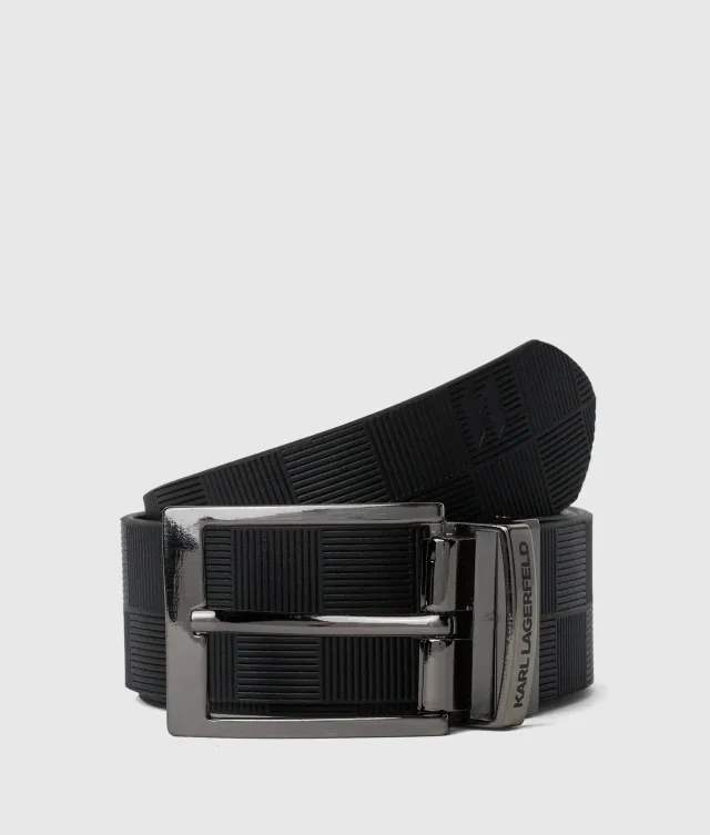 Karl Lagerfeld Checkerboard Wendegürtel kariert