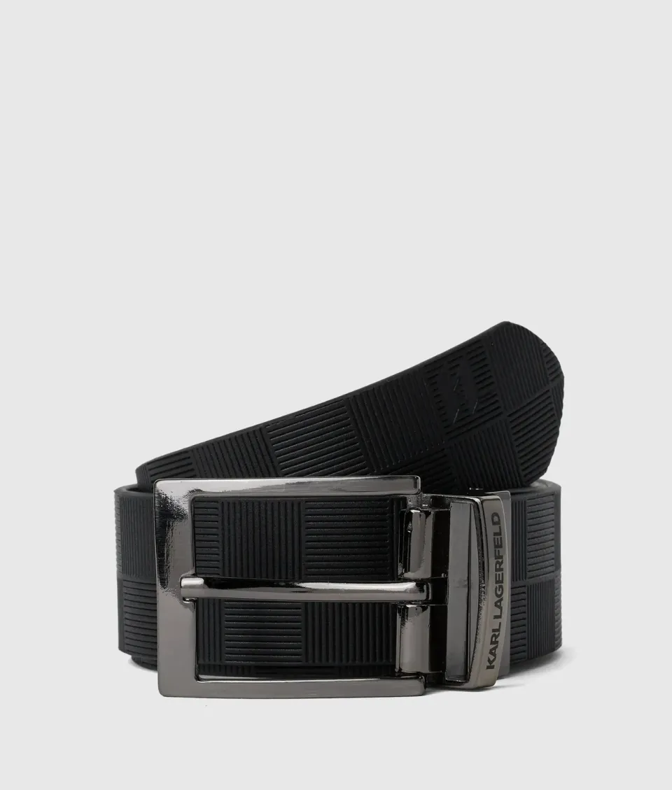 Karl Lagerfeld Checkerboard Wendegürtel kariert