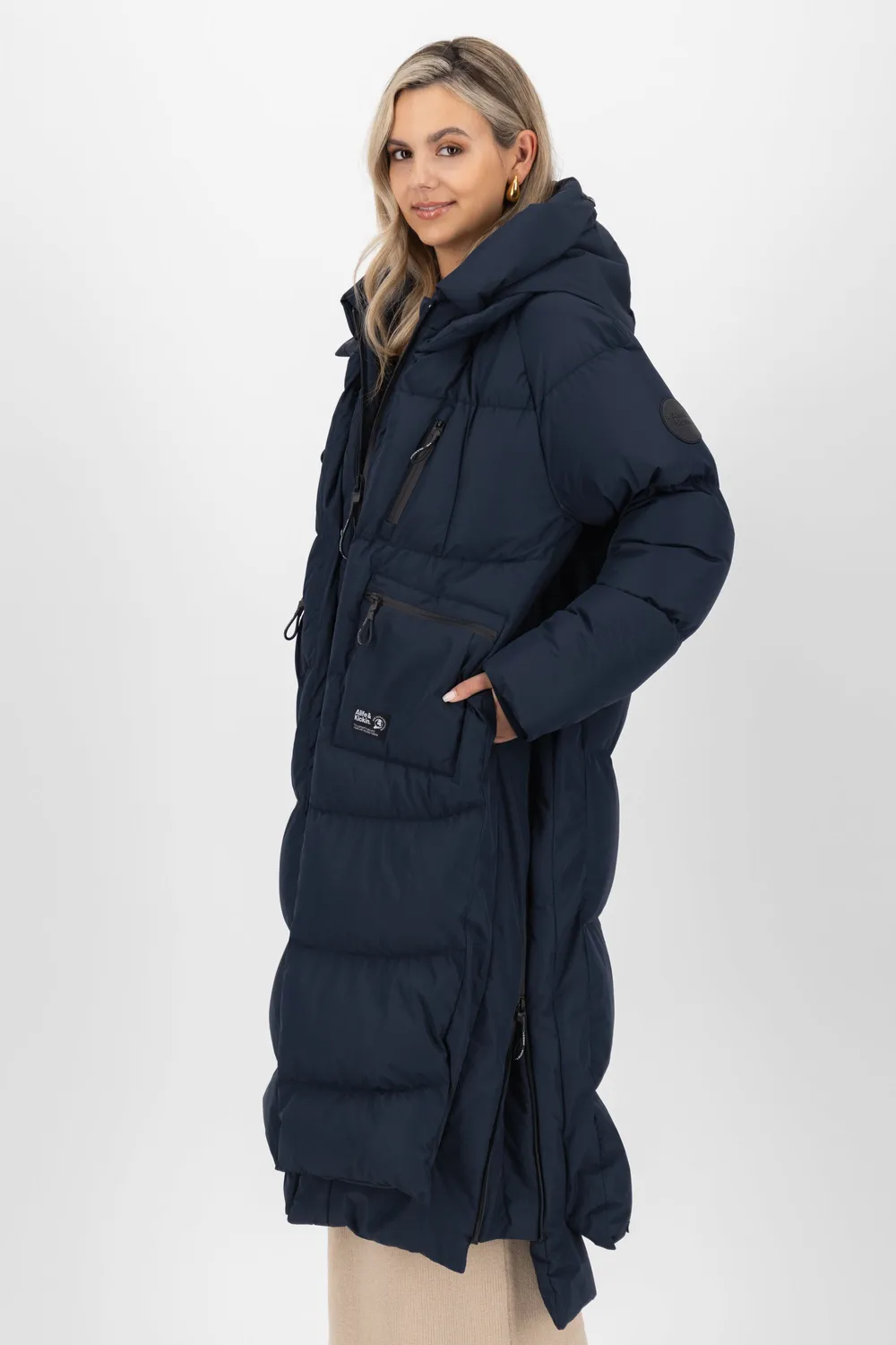 Alife & Kickin RihannaAK A Puffer Coat Dunkelblau Damen