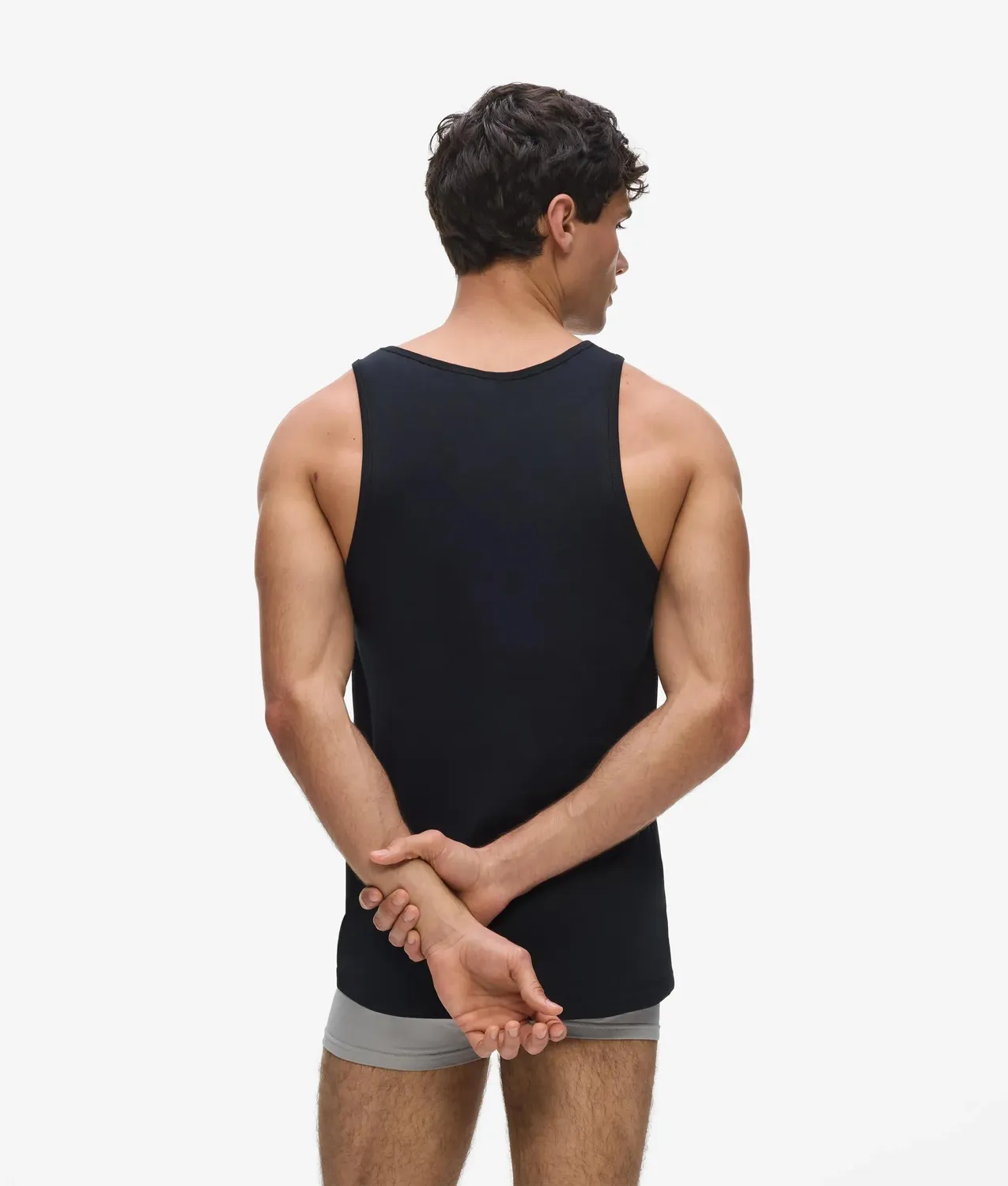 Karl Lagerfeld Logo Tank Top 2er-Pack mit Rundhals