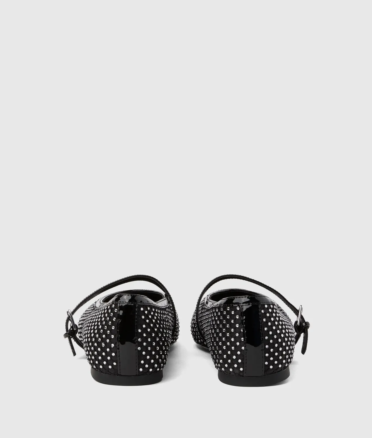 Karl Lagerfeld Karo Mary Janes Mesh Strass Riemen