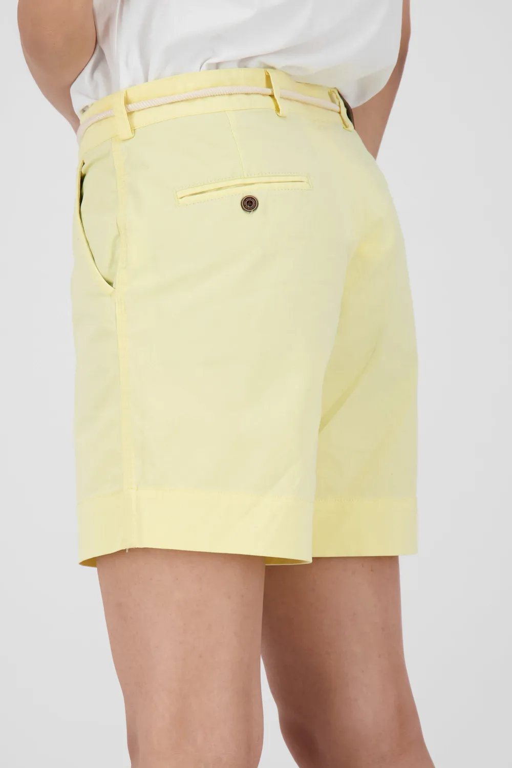 Alife & Kickin JuleAK Long Shorts Gelb mit Kordelzug