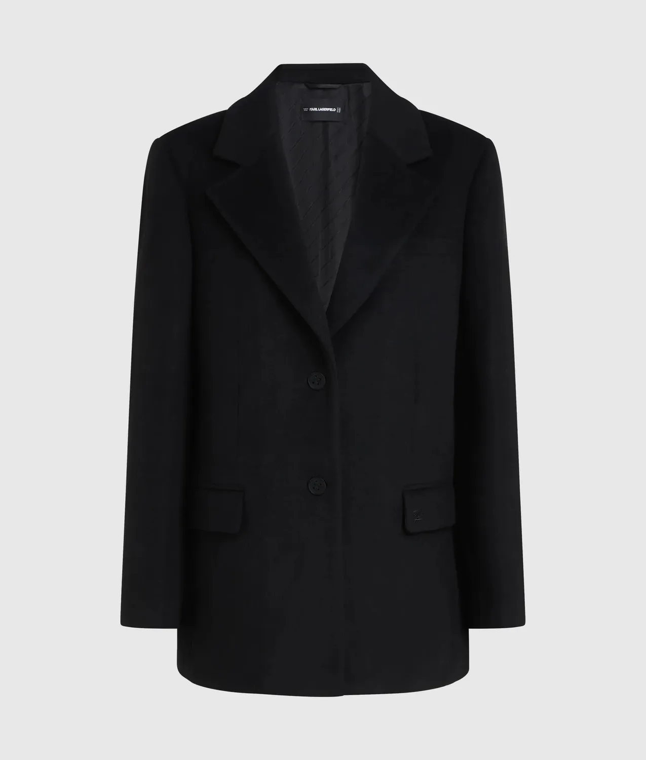 Karl Lagerfeld Karl Classics Short Wool-Blend Kurzmantel Wolle