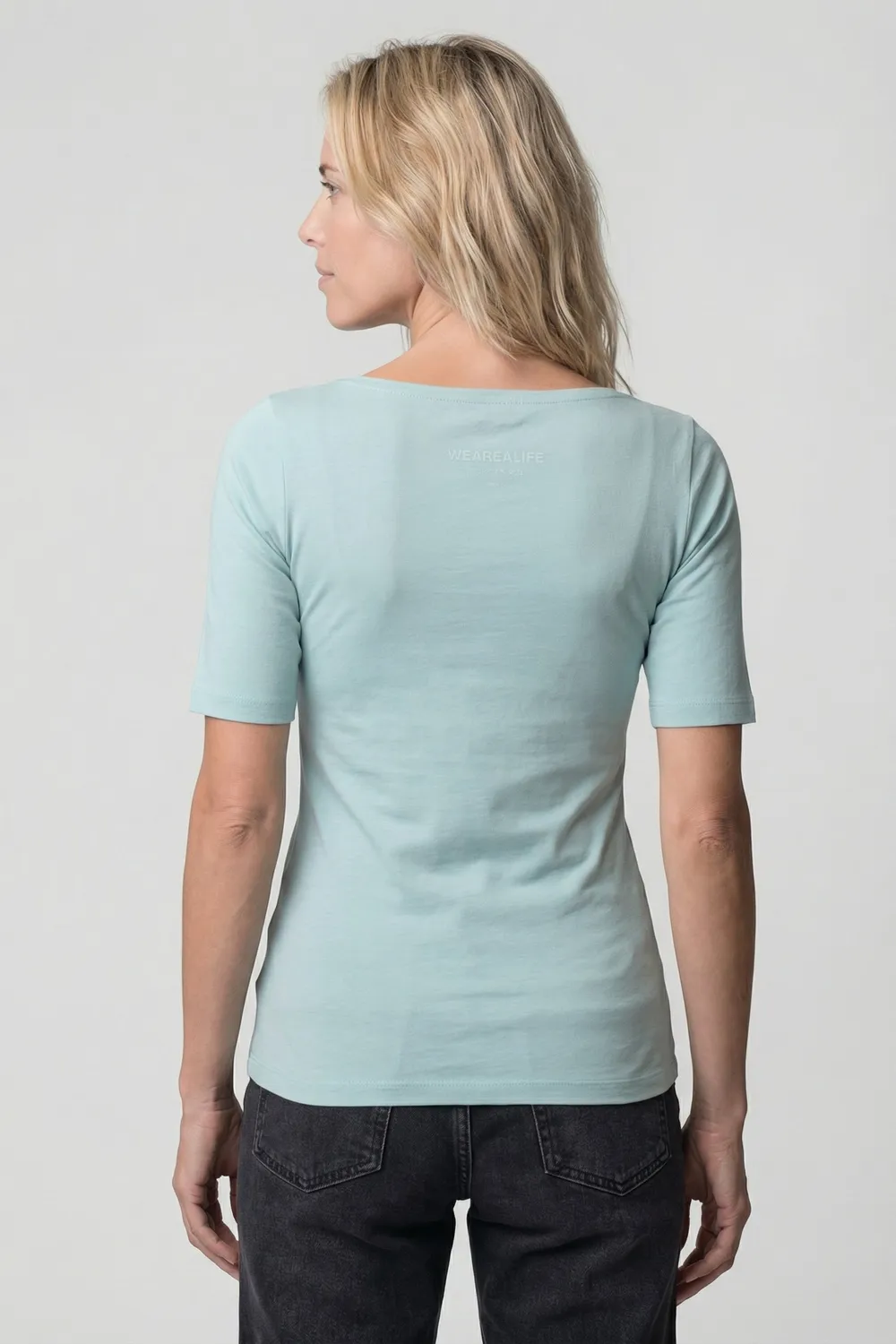 Alife & Kickin HildeAK A T-Shirt hellblau 2er Damen Bio