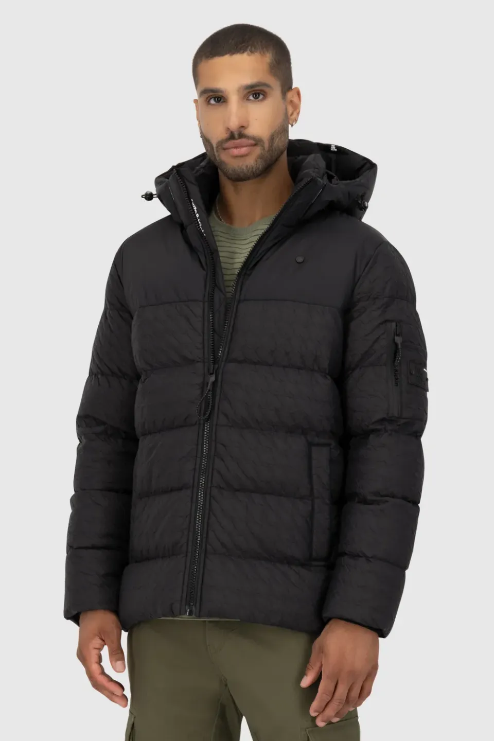 Alife & Kickin BeatAK A Pufferjacke schwarz Herren Winter
