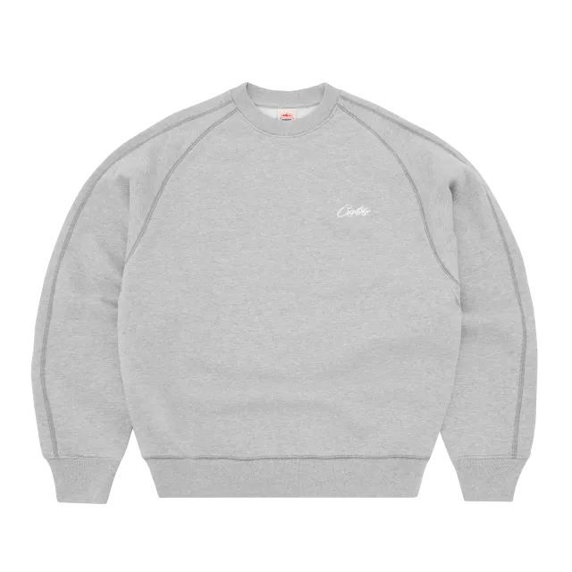 Corteiz HMP V2 Sweatshirt Heather Grey Baumwolle