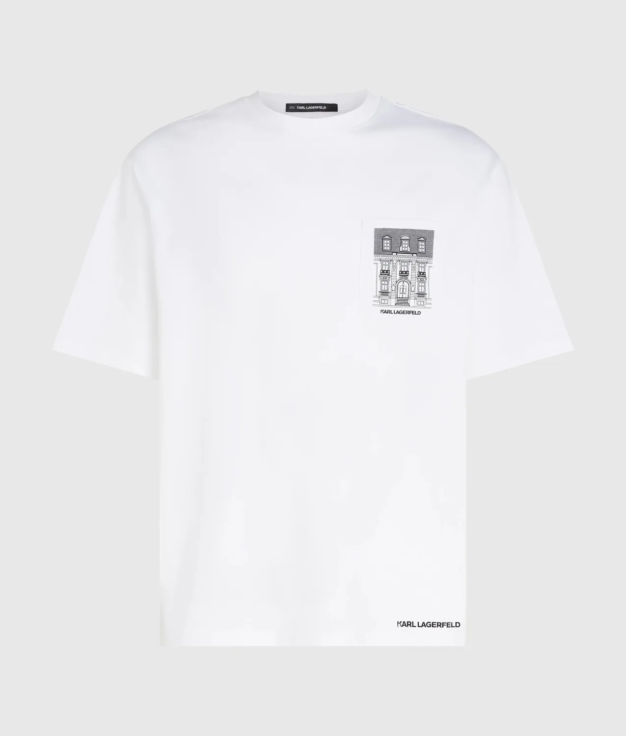 Karl Lagerfeld Maison de Karl Pocket T-Shirt Bio-Baumwolle relaxed