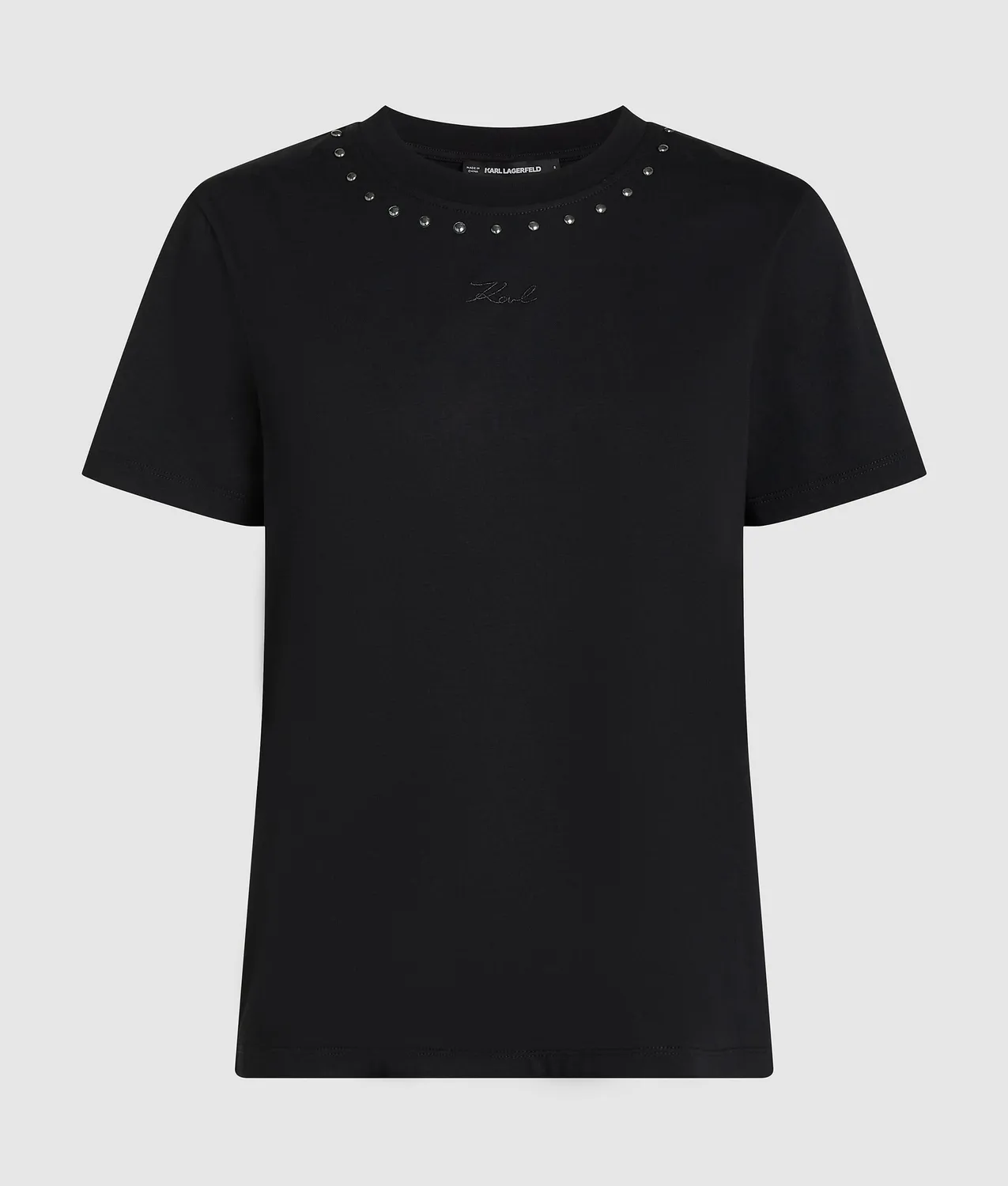 Karl Lagerfeld Studded Signature T-Shirt XS-XL Nieten