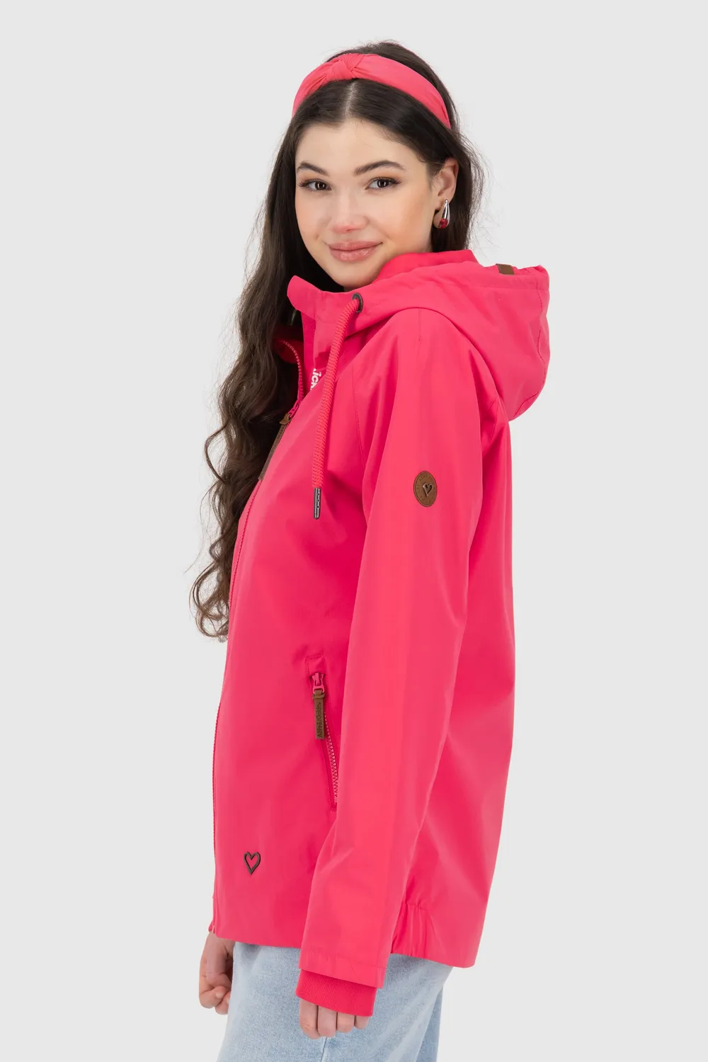 Alife & Kickin BettyAK A Jacke Pink mit Kapuze