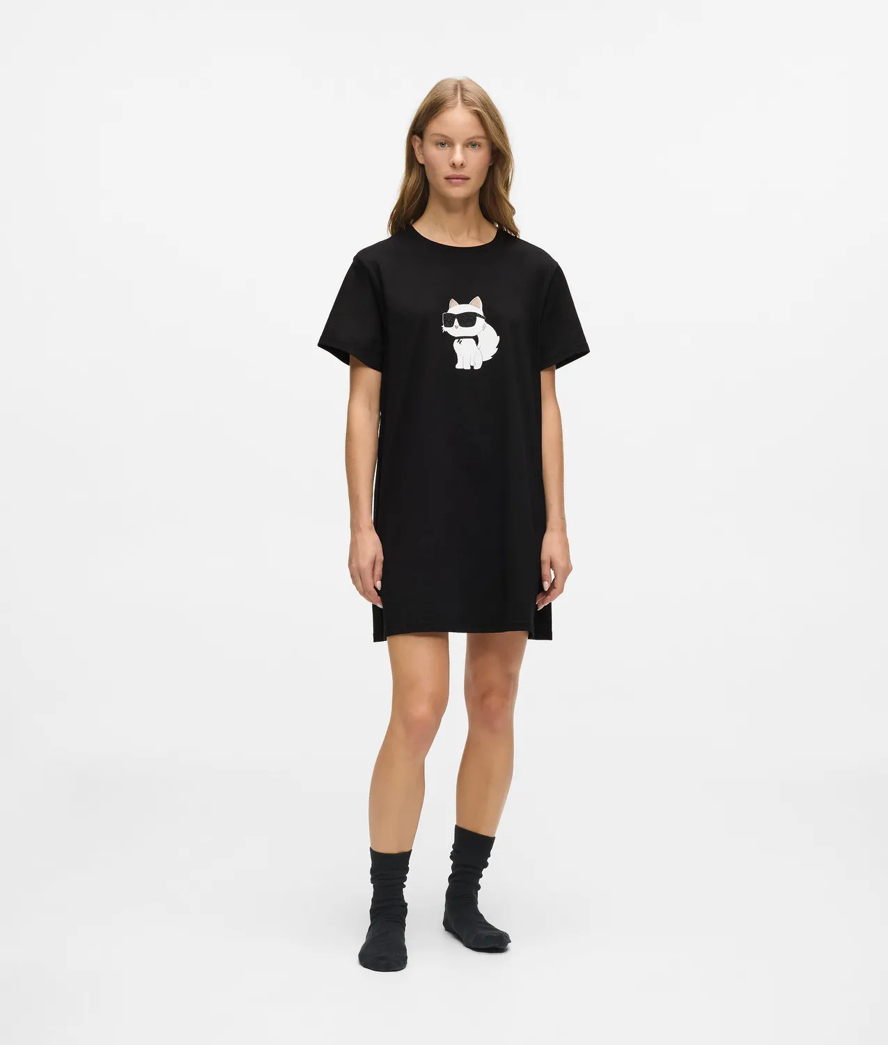 Karl Lagerfeld Ikon Nachthemd Damen Strass Bio