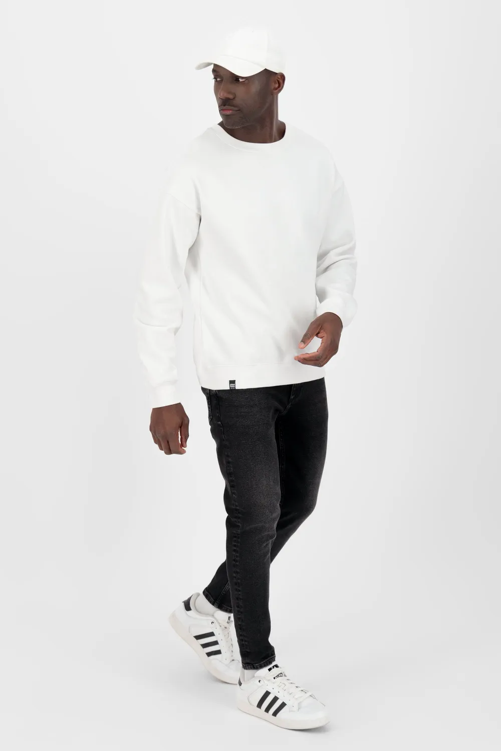Alife & Kickin LucAK A Sweatshirt Weiß Herren Baumwolle