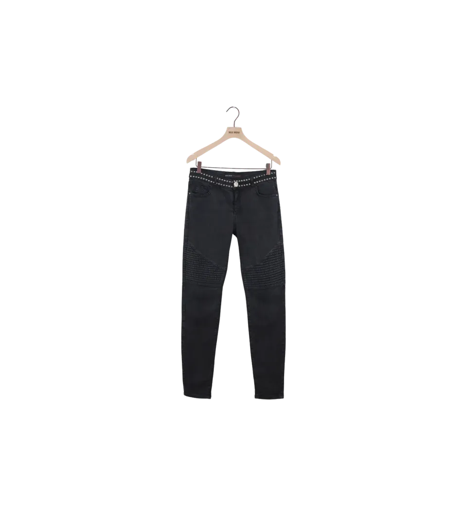Mos Mosh MMVictoria Moto Pant Hose Schwarz 29 Secondhand