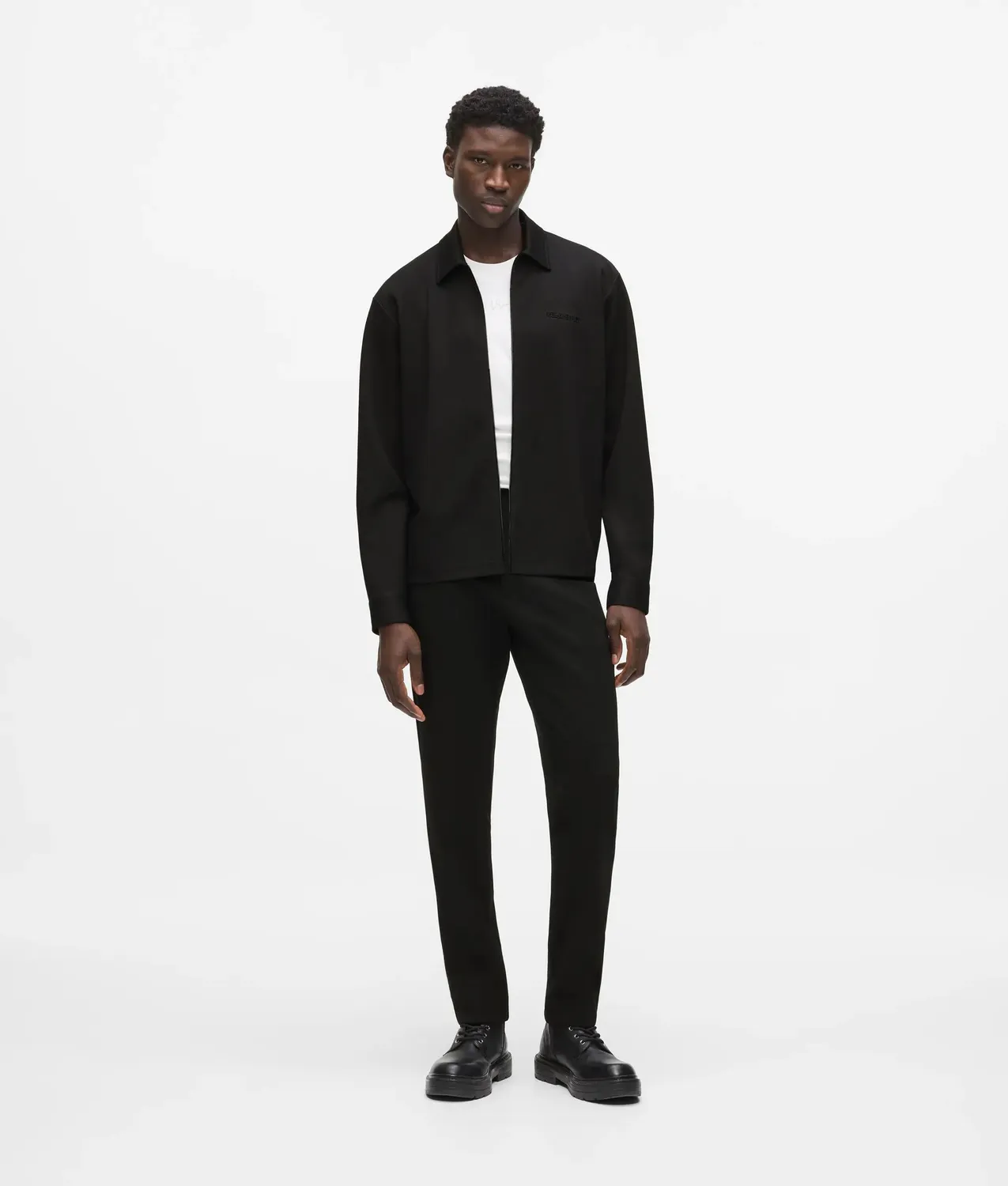 Karl Lagerfeld Maison de Karl Overshirt Jersey Zip