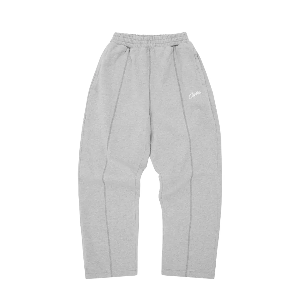 Corteiz HMP Open Hem Jogginghose Heather Grey Baumwolle