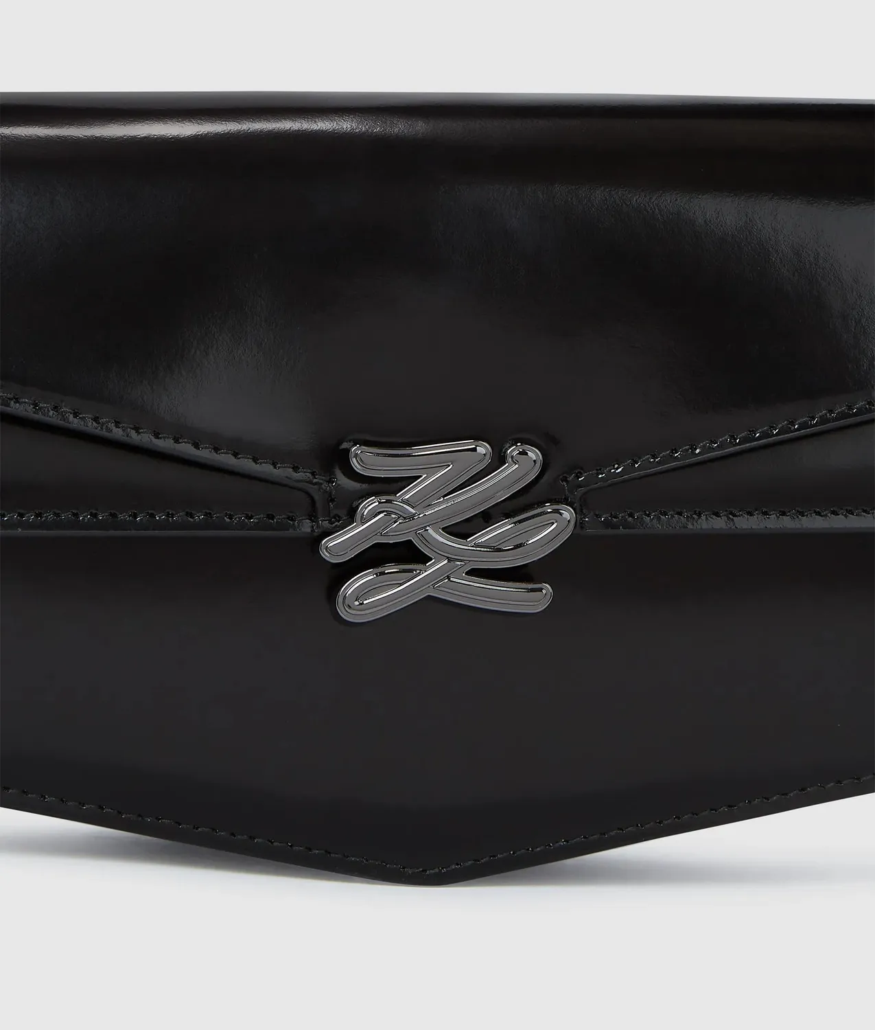 Karl Lagerfeld KL Studio Autograph Schultertasche Leder