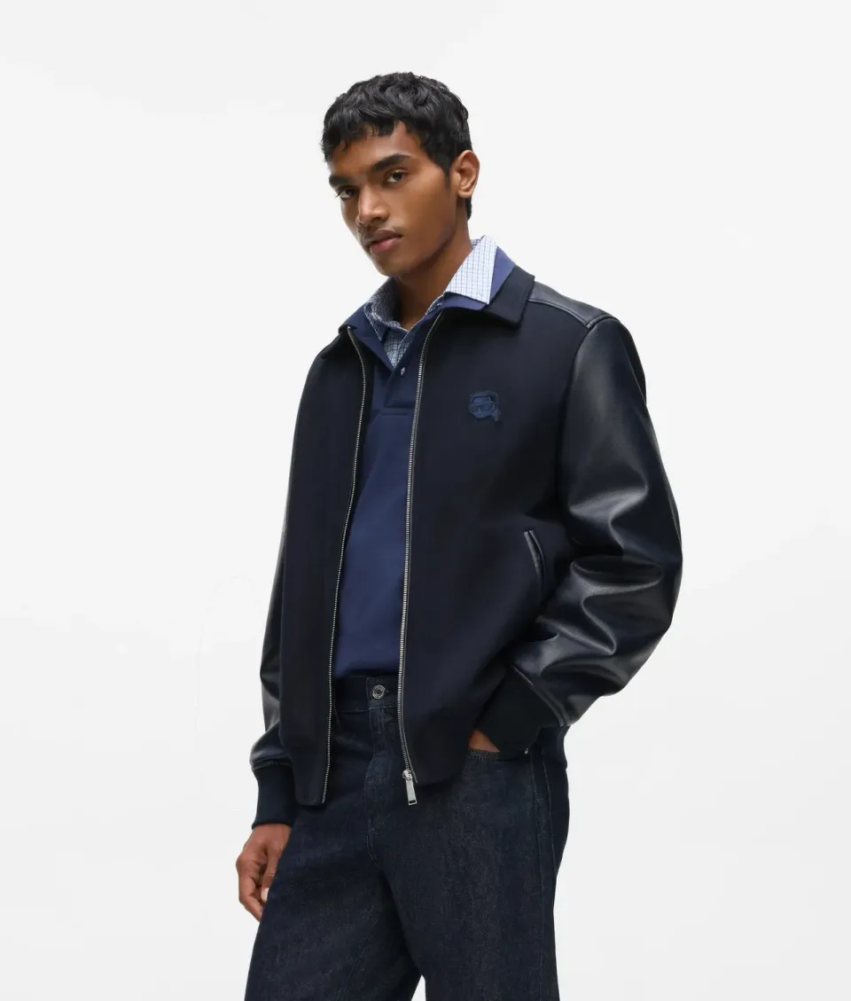 Karl Lagerfeld Ikon Varsity Jacke XS-XL Stickerei