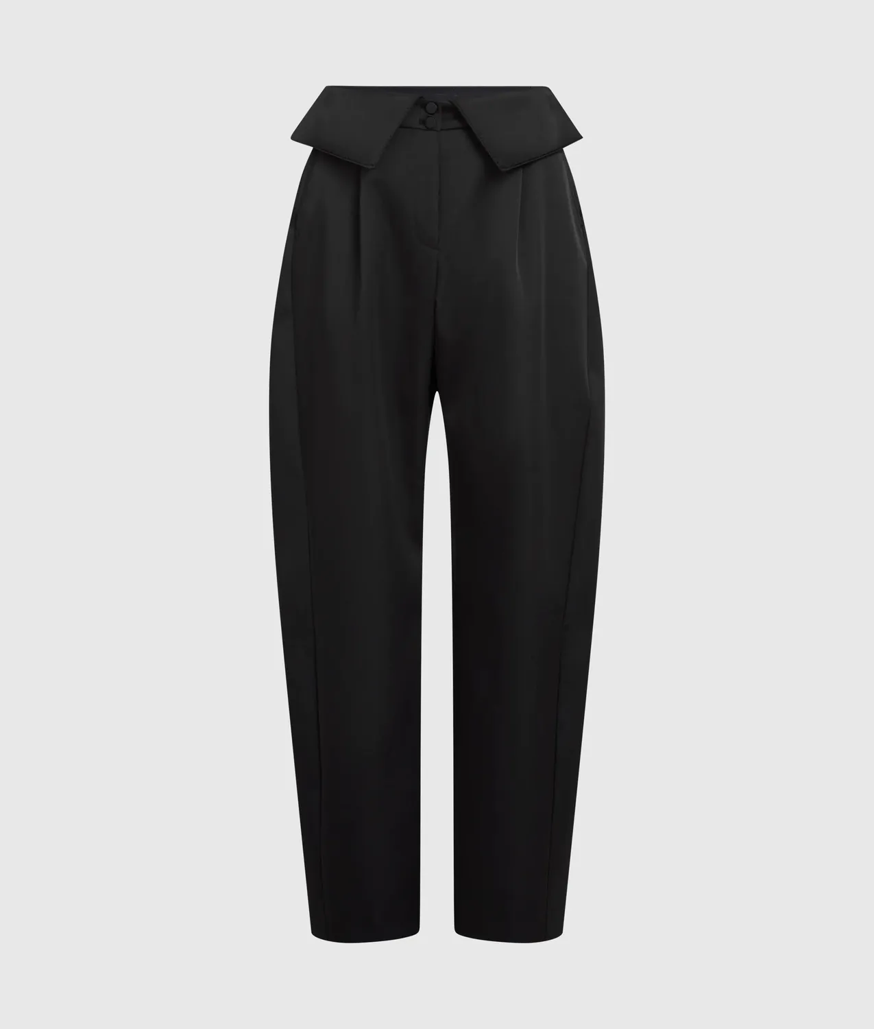 Karl Lagerfeld KL Studio Hose Satin Barrel-Leg hoch