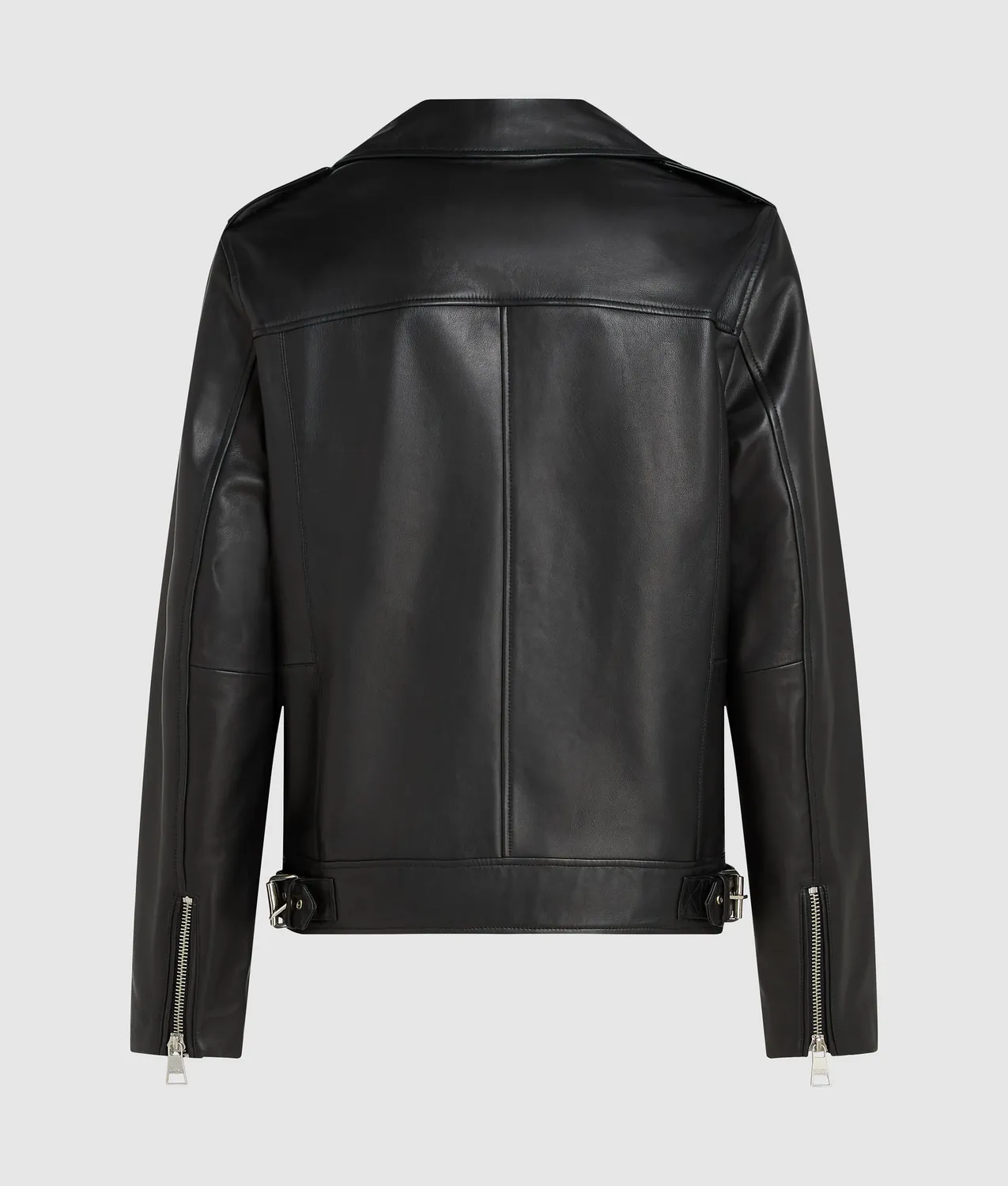 Karl Lagerfeld Essential Lederjacke asymmetrisch