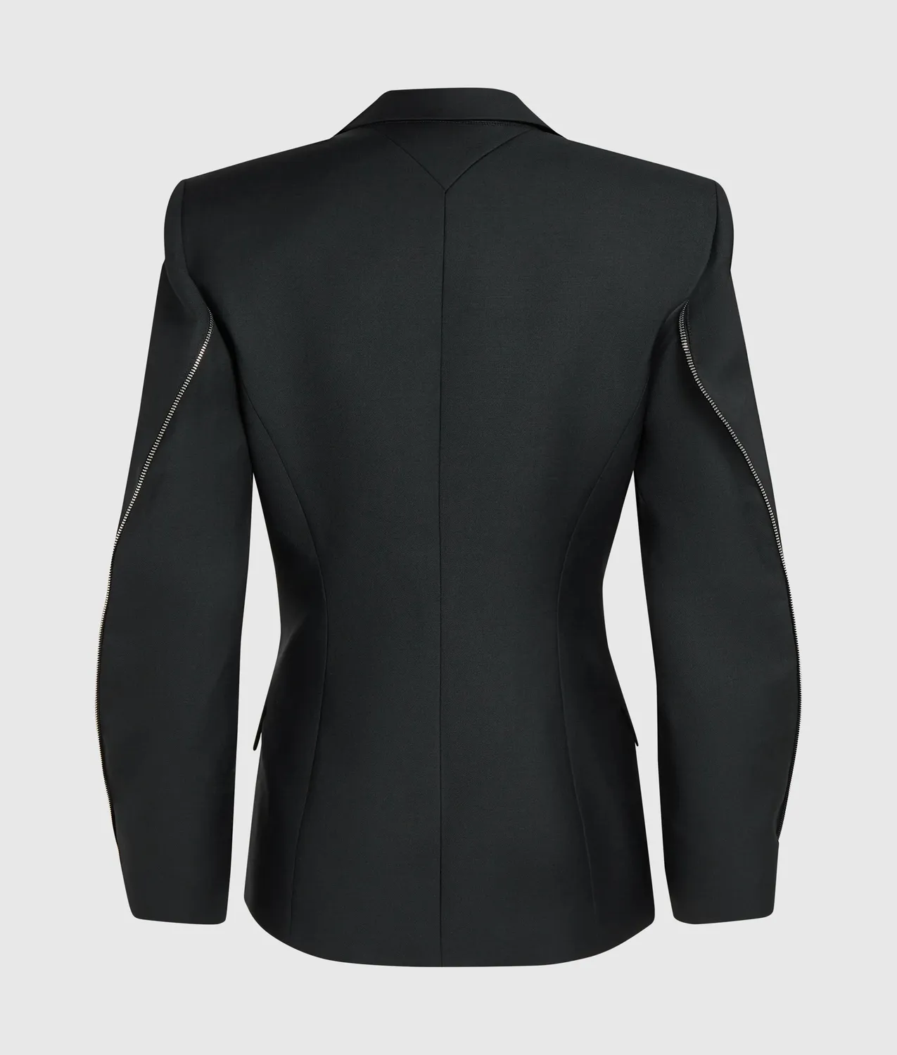 Karl Lagerfeld Zip Detail Blazer Wollmix tailliert