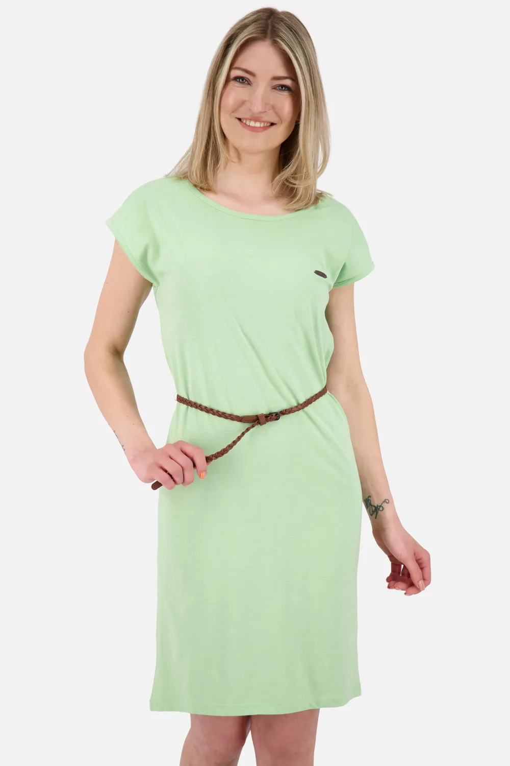 Alife & Kickin ElliAK A Kleid Grün Jersey
