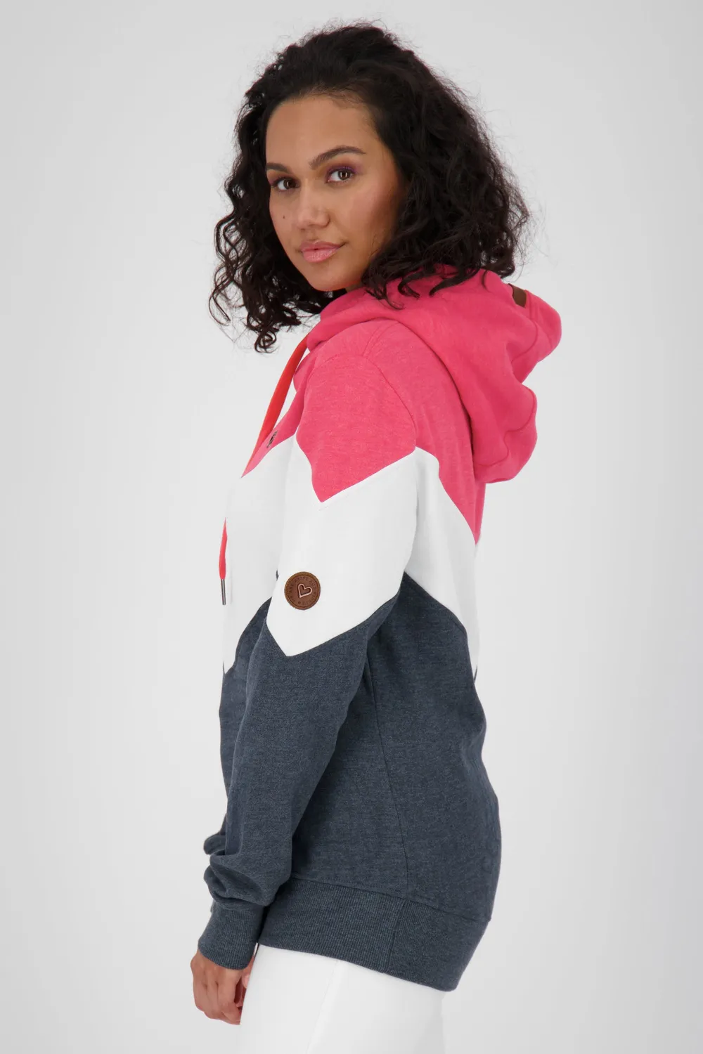 Alife & Kickin StellaAK A Sweat rot Kapuzenpullover Damen