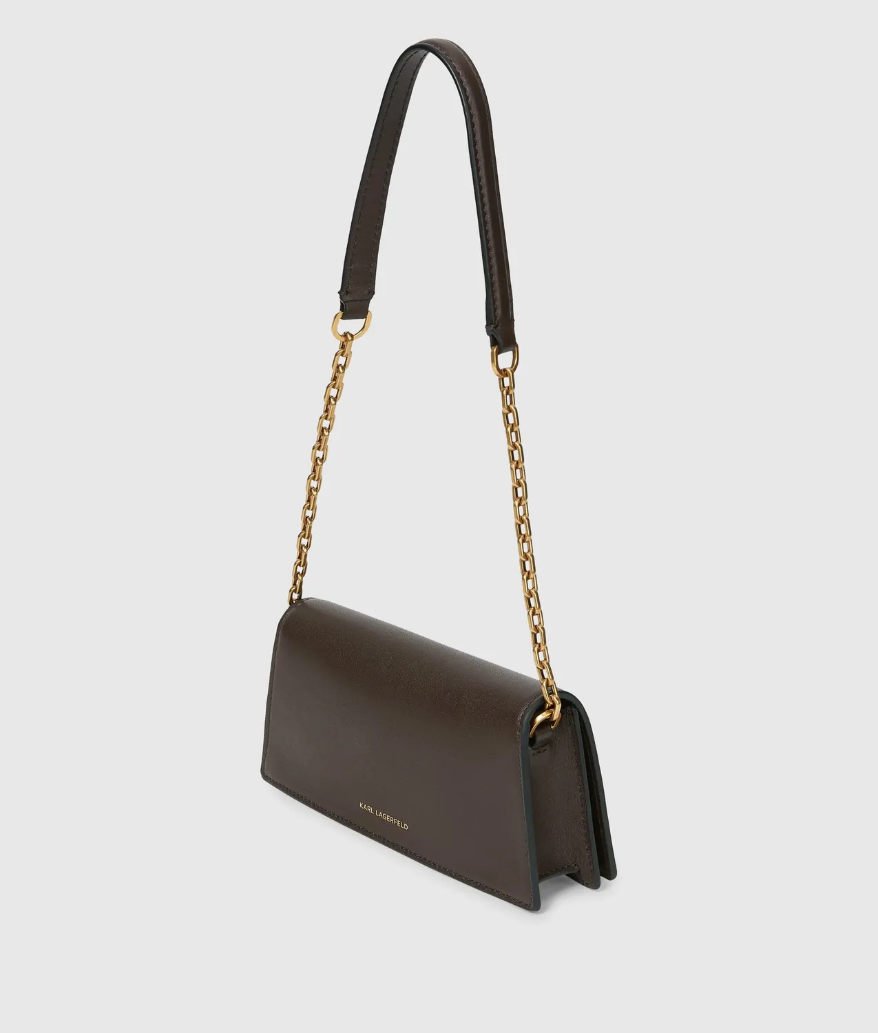 Karl Lagerfeld K/Autograph Mini Flap Umhängetasche Leder