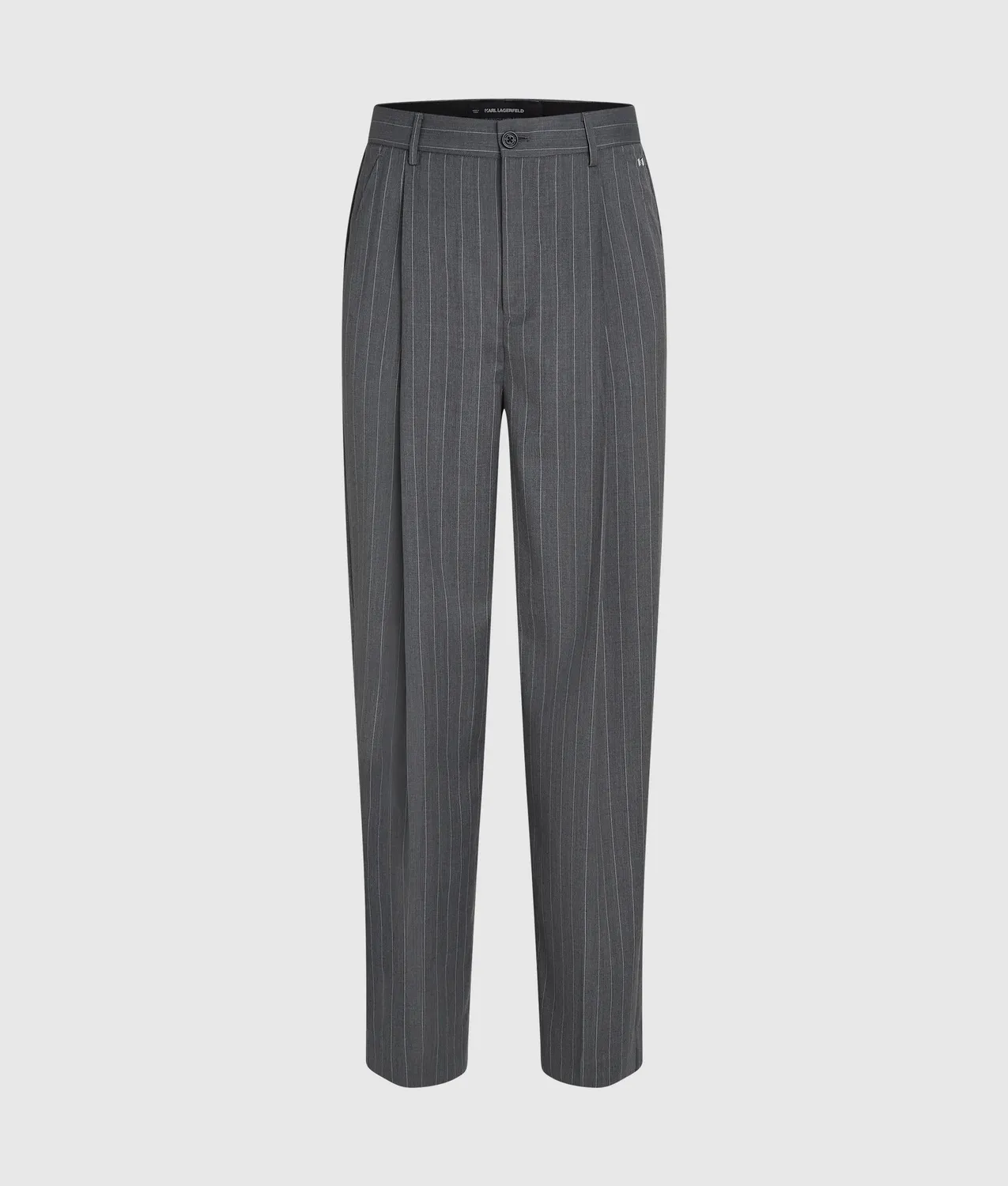 Karl Lagerfeld Pinstripe Hose Nadelstreifen gerader Schnitt