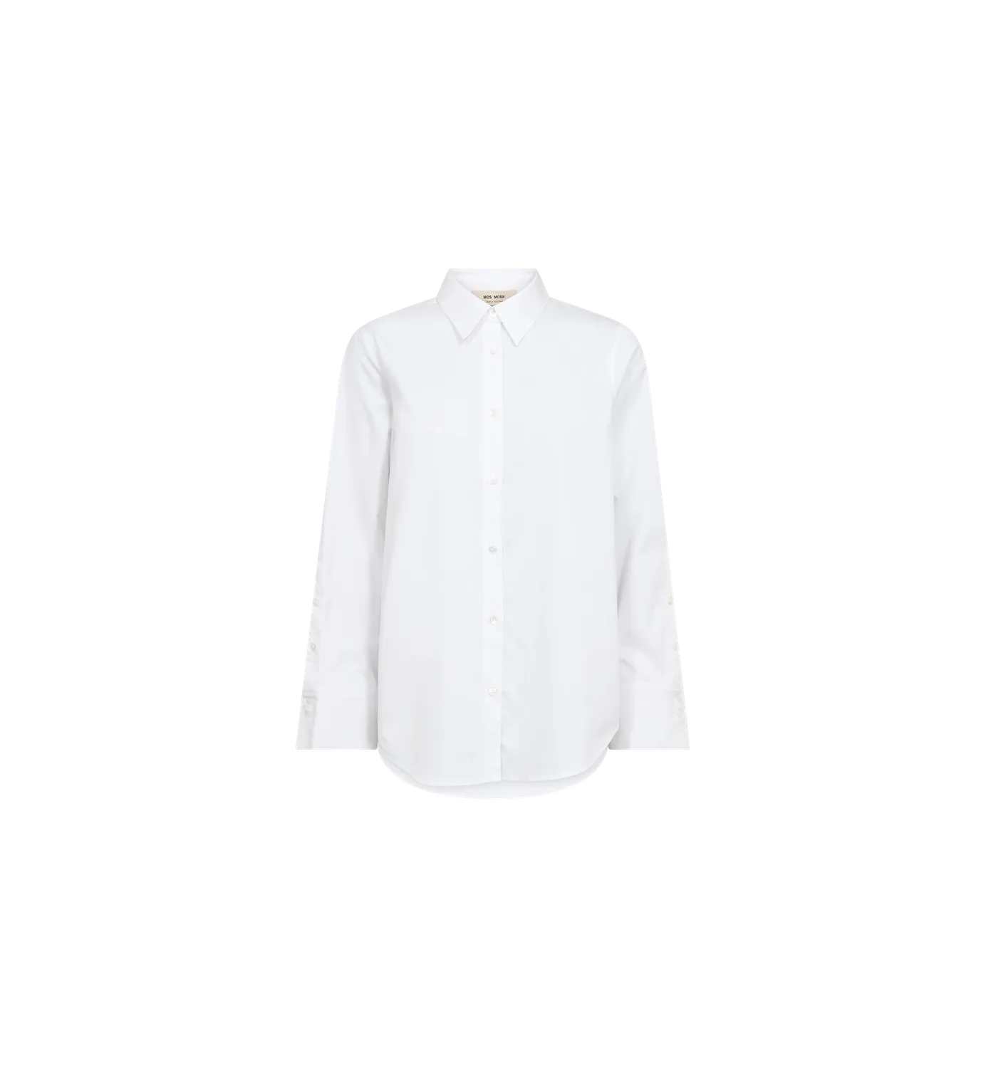 Mos Mosh Winola Baumwoll-Hemd Weiß Bio-Twill
