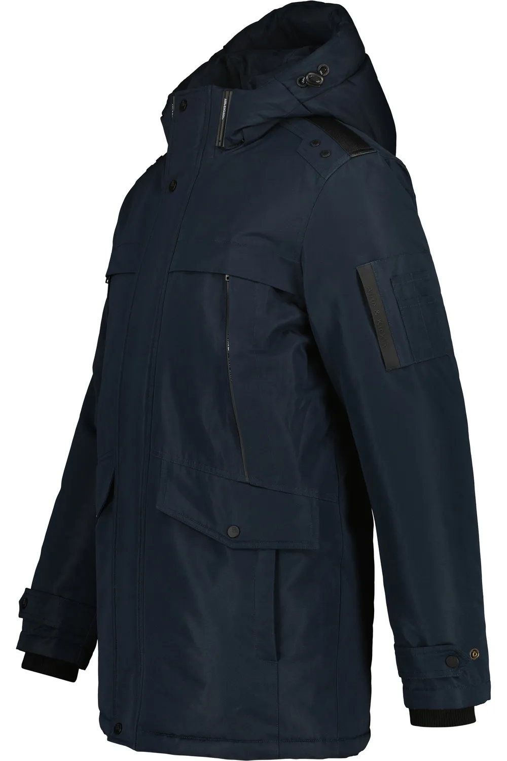 Alife & Kickin GeoffAK A Parka dunkelblau wasserabweisend