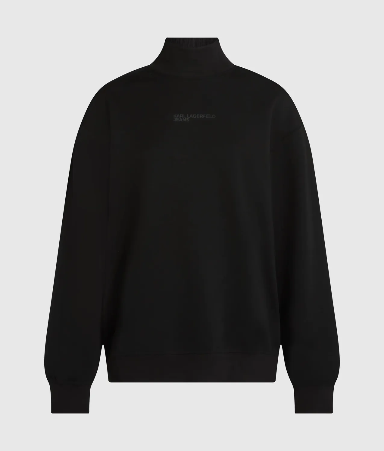 Karl Lagerfeld KL Jeans Sweatshirt Rollkragen Rückenfrei