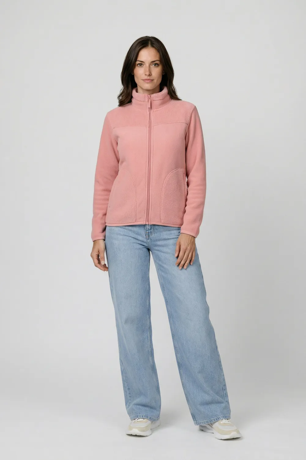 Alife & Kickin LysannAK T Teddyjacke pink flauschig