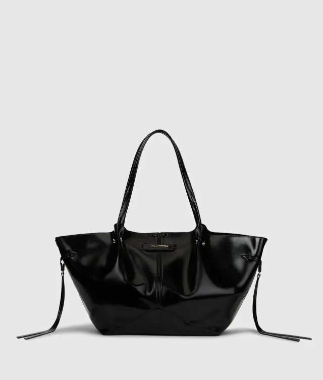 Karl Lagerfeld K/Pierced Medium Tote Tasche glänzend