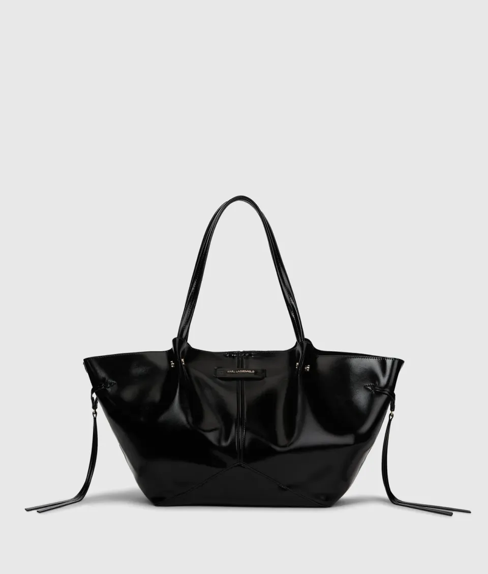Karl Lagerfeld K/Pierced Medium Tote Tasche glänzend