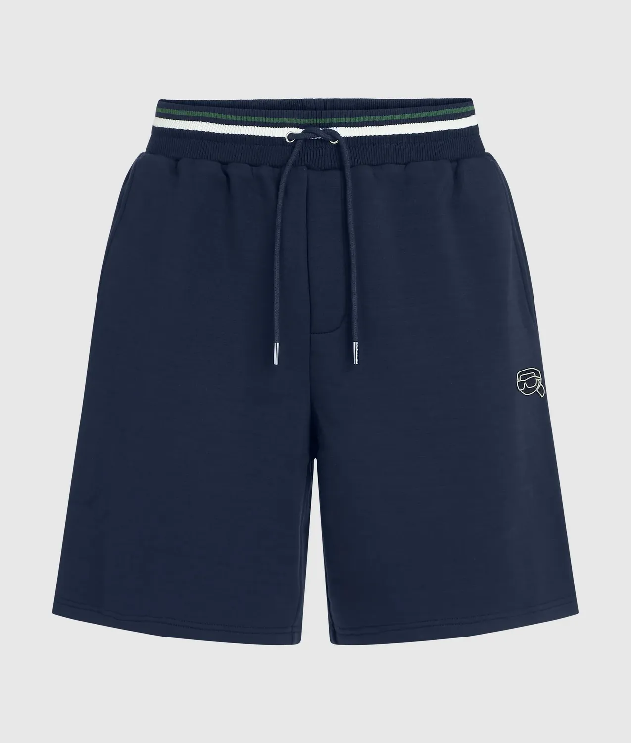 Karl Lagerfeld Ikon Jersey Shorts Kordelzug Metall-Logo
