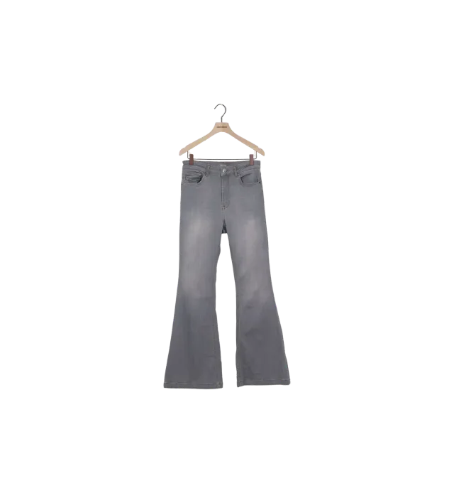 Mos Mosh MMAnita Flare Jeans 29 Hellgrau High Waist