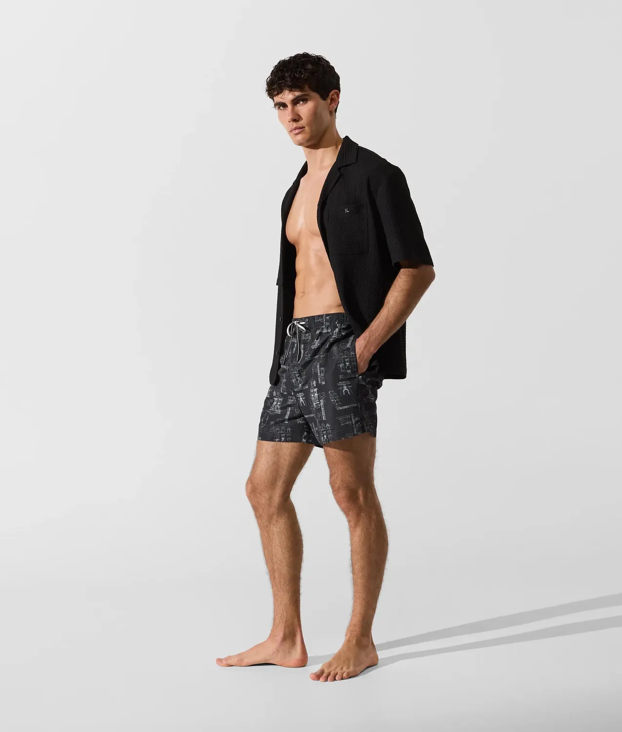 Karl Lagerfeld Maison de Karl Boardshorts kurz Print
