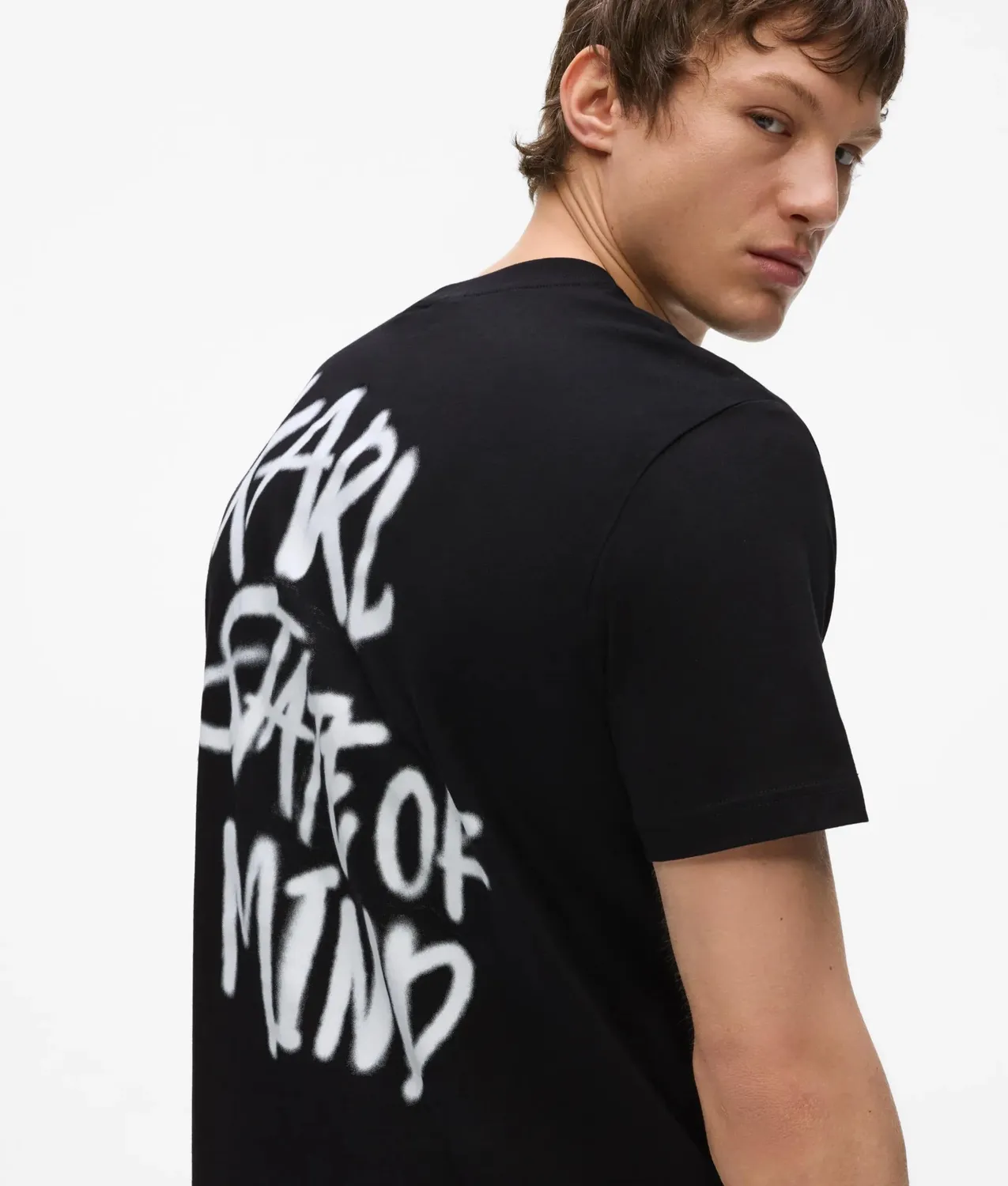 Karl Lagerfeld KL Jeans Karl Quote T-Shirt Baumwolle Print
