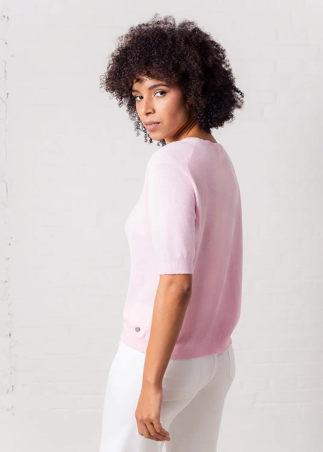 Senatex Pullover Rouge Leinen-Baumwoll-Mix