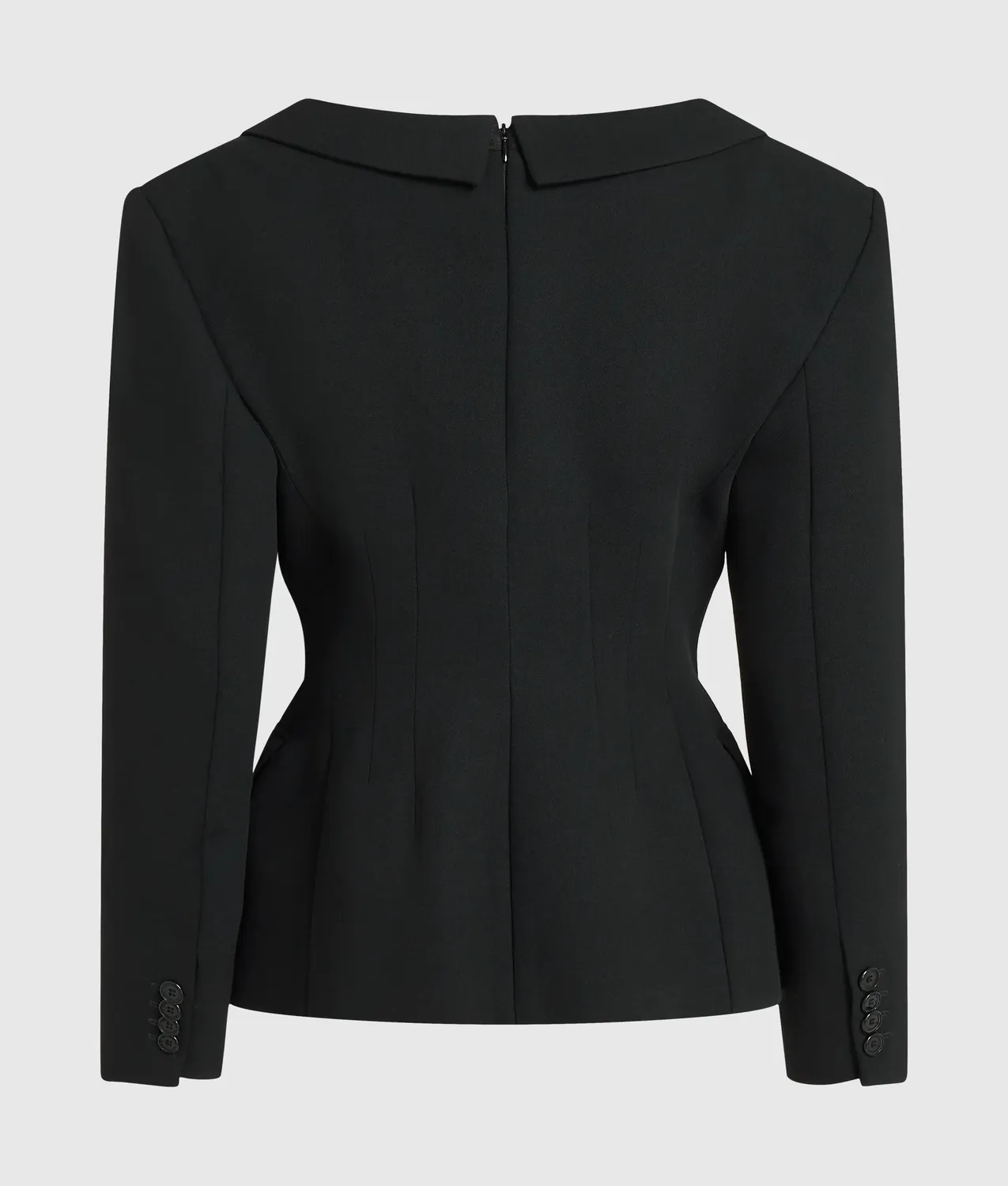 Karl Lagerfeld KL Studio Wide Shoulder Blazer Wolle Zweireiher