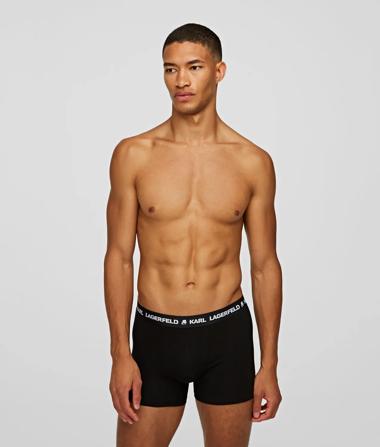 Karl Lagerfeld Logo Trunks Boxershorts 7er-Pack Bio-Baumwolle