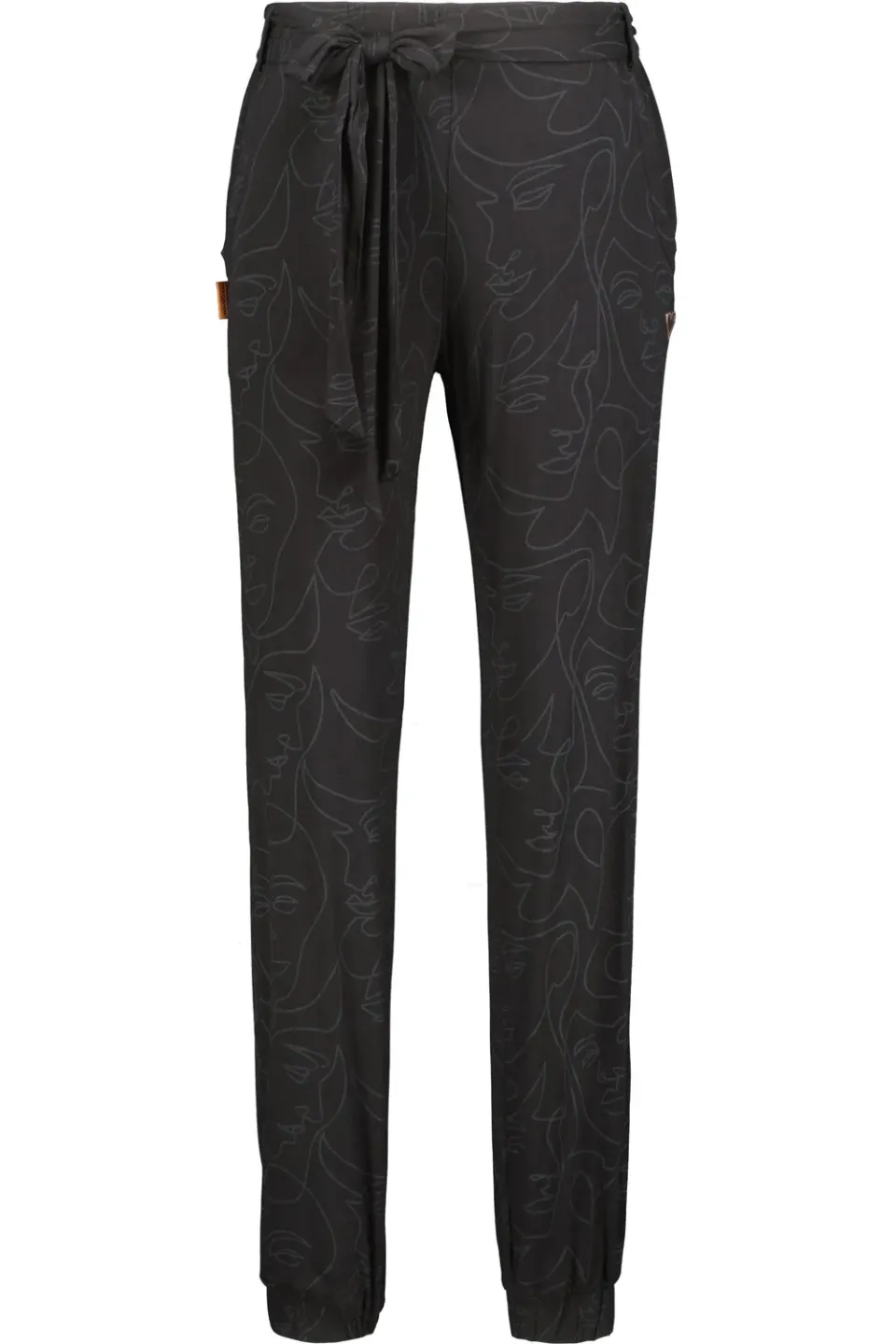 Alife & Kickin AliceAK Hose Schwarz Alloverprint
