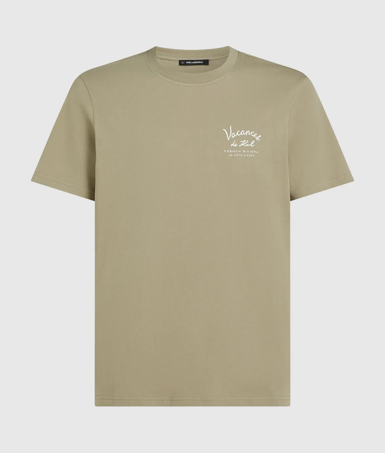 Karl Lagerfeld Vacances de Karl T-Shirt Bio-Baumwolle Herren