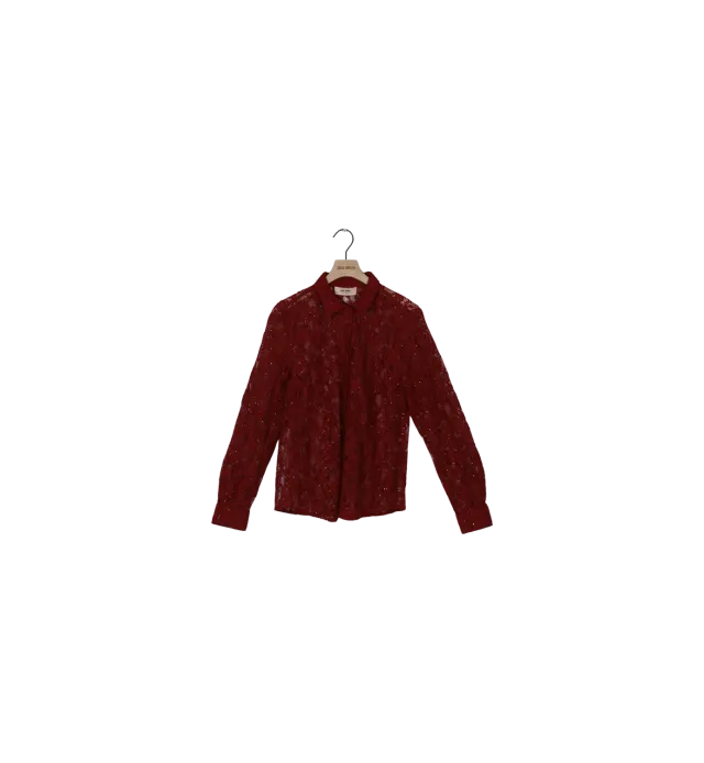 Mos Mosh MMKether Lace Spitzenbluse Biking Red Gr. L