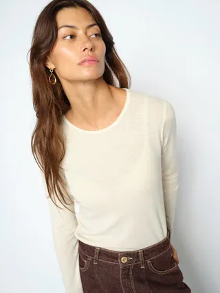 Mos Mosh MMBouch Strickpullover Rundhals Figurbetont