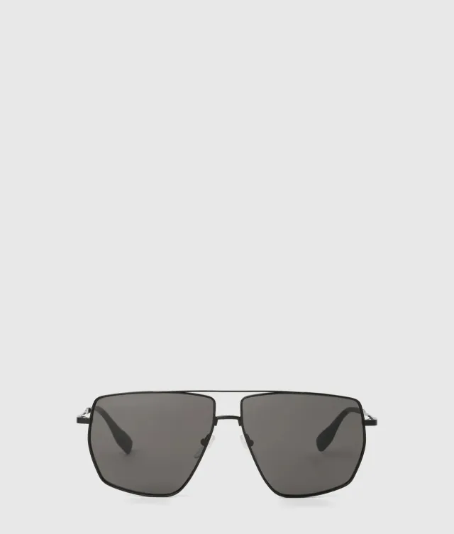 Karl Lagerfeld Logo Rectangular Sonnenbrille eckig Einheitsgröße