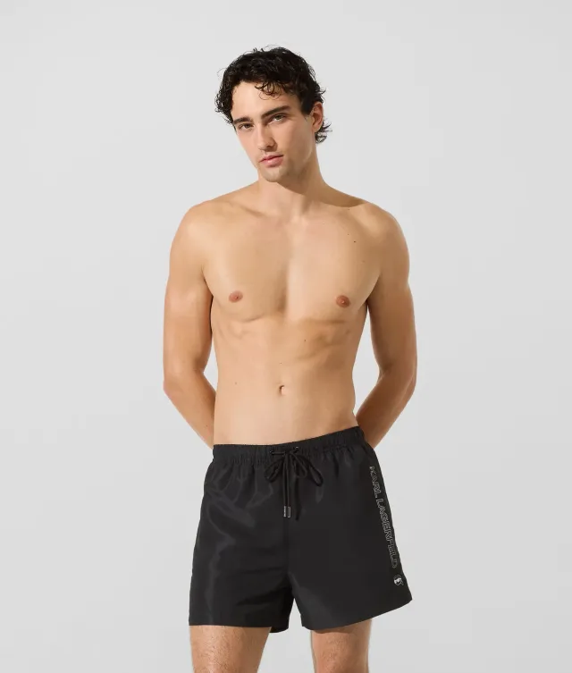 Karl Lagerfeld Ikon Boardshorts Metallic Herren XS-XL