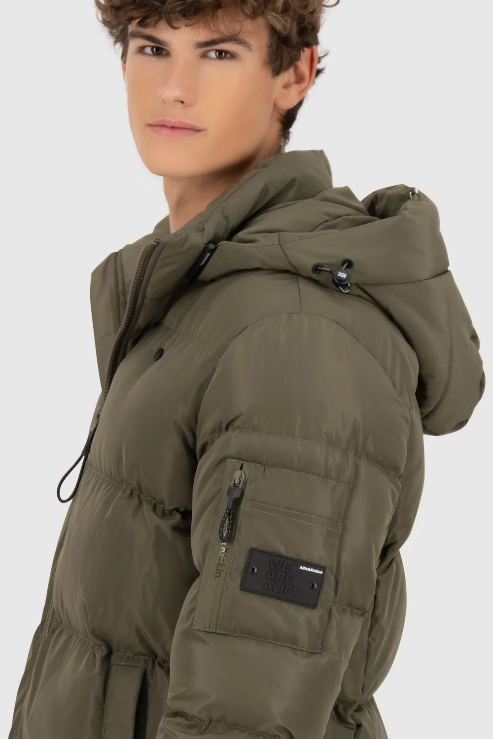 Alife & Kickin JamesAK A Pufferjacke Dunkelgrün Herren