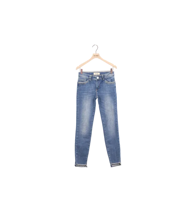 Mos Mosh ReLoved MMSumner Steel Jeans Blue 26 Slim Low Rise