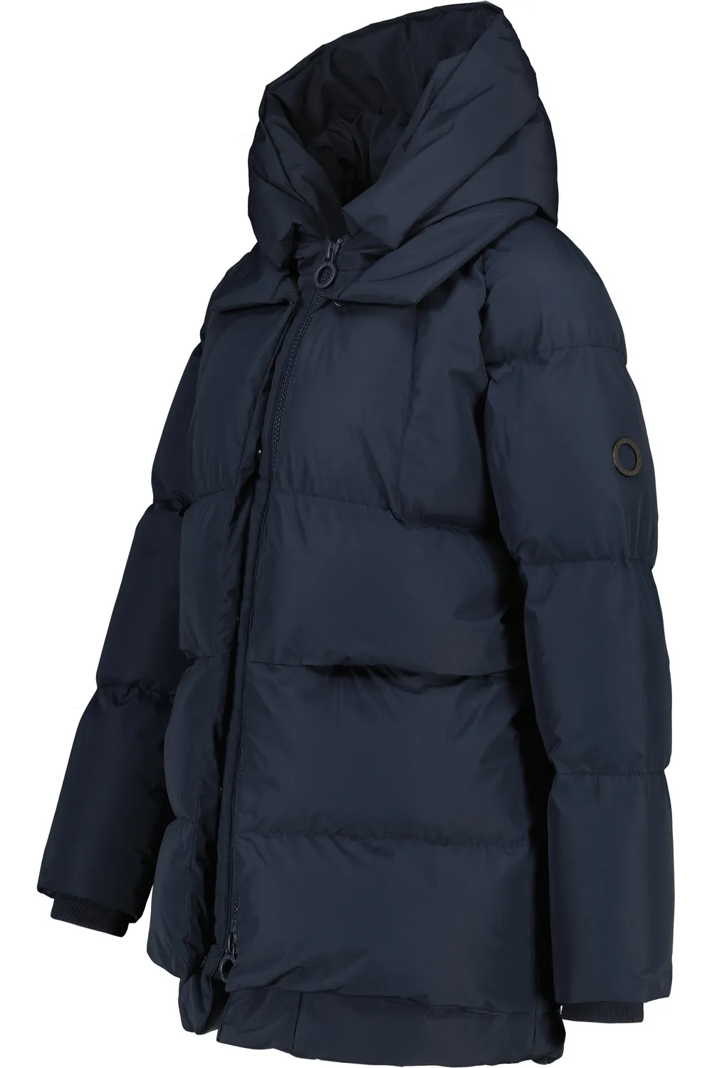Alife & Kickin LykkeAK A Puffer Parka Dunkelblau gesteppt