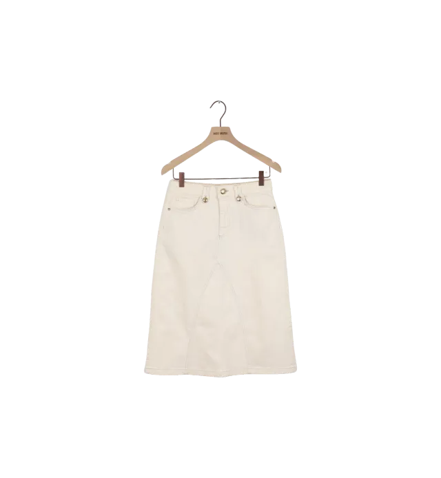 Mos Mosh MMEve Kyle Jeansrock Pearled Ivory 25 Secondhand